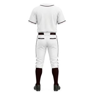 Uniformes de Béisbol Transpirables de Color Sólido, Tallas Grandes, con Logotipo Personalizable, Ropa de Béisbol de Moda para Jóvenes y Adultos, Nueva Moda - Product Image 6