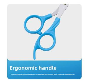Hair Cutting <b>Shears</b> Stainless Steel Pet Grooming Scissor with Plastic Handle - Product Image 3