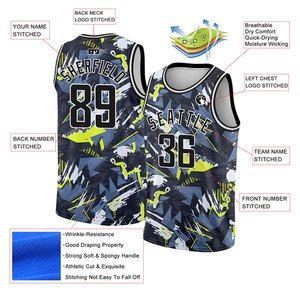 Vente en gros de maillots de basket-ball américains, maillots de basket-ball brodés pour toutes les équipes, maillots pour hommes, vêtements de sport - Product Image 5