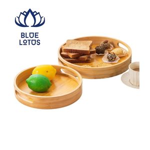 Plateau de service en bois durable de haute qualité, best-seller, plateau à thé moderne et créatif, planche de rangement, export direct - Product Image 1