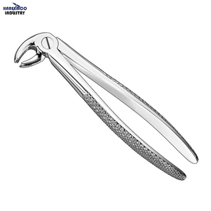 Pinzas de Extracción Manuales de Marca Personalizada, Patrón Inglés, Talla 4, Antideslizantes, Medianas, Aprobadas por la CE, Plateadas, 30 Posiciones de Mandíbula, Clase I - Product Image 1