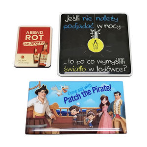 Imán de nevera personalizado al por mayor de hojalata, tamaño mediano, con forma de boda, logotipo, imagen, recuerdo, estilo foto de viaje - Product Image 5