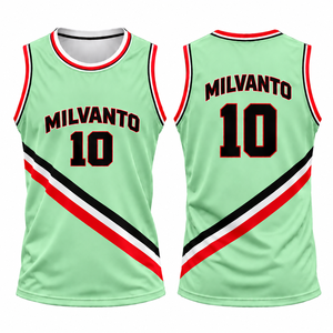 Camiseta de Baloncesto Personalizada Mint para Hombre y Mujer |   Camiseta Deportiva de Alta Calidad 100% Poliéster Transpirable de Secado Rápido que Absorbe la Humedad - Product Image 1