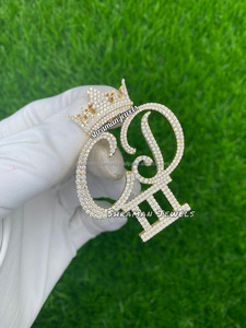 Custom Diamond Letter <b>Pendant</b> Iced Nameplate Moissanite Hip Hop Personalized 925 <b>Solid</b> Silver Yellow <b>Gold</b> Plated Unisex Jewelry - Product Image 5