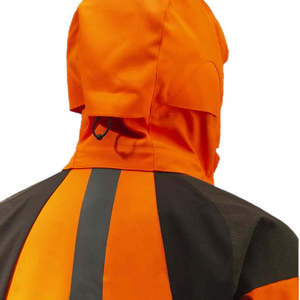 Waterproof Blaze Orange Hunting <b>Jacket</b> Men's High Visibility Outdoor Silent Softshell Coat for Camping Hiking Gear Windproof - Product Image 4