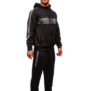 Survêtements Homme Personnalisables Automne 2026 – Manches Longues 100% Coton, Sport, Jogging, Service OEM avec Impression Personnalisée Grandes Tailles - Product Image 3