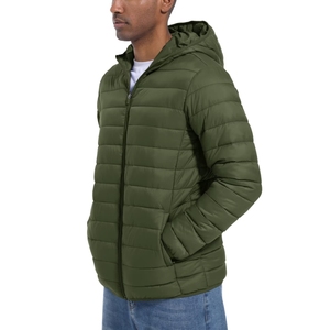 Customized Top Quality Men's Outdoor Wear Puffer Jacket Winter Padded Jacket Plain Zipper up Bubble Jackets panel <b>work</b> puffer - Product Image 6