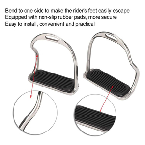 Étriers d'équitation en acier inoxydable de haute qualité, dorés et colorés, personnalisables en couleur et longueur, nouveaux, vente en gros à prix abordables - Product Image 6