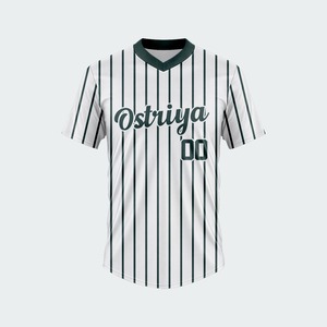 Men's Custom Printing Team Wear Baseball Shirts Best Quality Baseball Jerseys For Training Solid color 140g All Season - Product Image 6