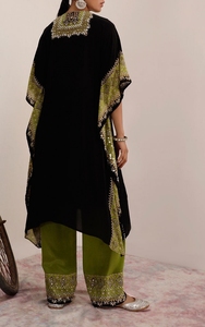 Kaftán Bordado de Dubái, Hermoso y Moderno, para Mujer, Trabajo Hecho a Mano, Color Negro, Ropa Islámica Tradicional y Accesorios de Diseño, 2026 - Product Image 5