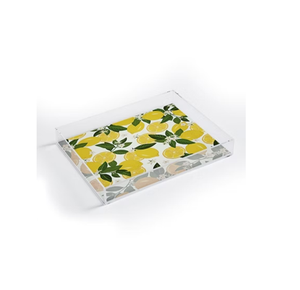 Superior Quality Lemon Branch Printed Tray For Ramadan Eid Wedding Party Food <b>Storage</b> & Serving Buffet With Amazing Price - Product Image 1