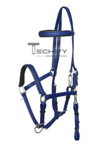 Juego de brida Halter de resistencia de caballo con aspecto de cuero, placa personalizada libre de esmalte mate, tachuela Ecuestre para equitación de resistencia - Product Image 2