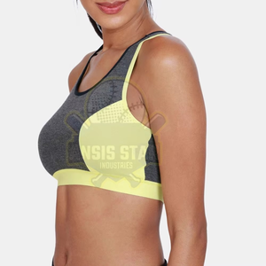 Sujetador Deportivo Transpirable para Yoga, de Secado Rápido, con Gran Soporte, Spandex/Poliéster, Sin Costuras, con Relleno Extraíble, Cuello Redondo, Tirantes No Ajustables - Product Image 6