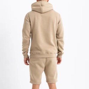 Sweat à capuche respirant en molleton 100 % coton 300 g, double couche, effet vieilli, sans cordon, fermeture éclair intégrale, style streetwear vintage pour homme – Qualité supérieure - Product Image 3