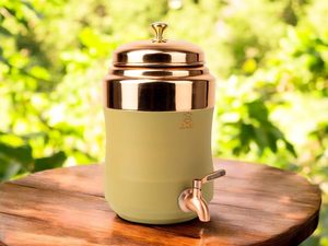 Distributeur d'eau en cuivre à commande manuelle avec réservoir de stockage froid domestique - Product Image 5