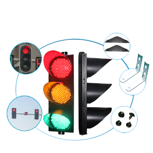 Système <span class=keywords><strong>de</strong></span> feux <span class=keywords><strong>de</strong></span> signalisation étanche IP65 300mm avec ampoules LED 100% feux <span class=keywords><strong>de</strong></span> signalisation à alimentation continue - Product Image 6