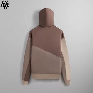 เสื้อผ้าลำลองผู้ชาย/ผู้หญิง สไตล์วินเทจ คัลเลอร์บล็อก โอเวอร์ไซส์ สตรีทแวร์ มินิมอล ลายเรขาคณิตหลากสี ปักโลโก้แบบ 3 มิติ 100% - Product Image 2