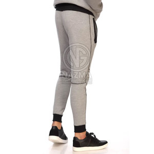 Hot Selling Fashionable Men's <b>Slim</b> Fit Casual <b>Joggers</b> Pants 100% Cotton Lightweight Mid Waist Comfortable for Sale - Product Image 3