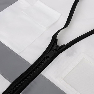 High Visibility Polyester Safety Vest with Neon Fabric for <b>Outdoor</b> Workers <b>Runners</b> Traffic Staff - Product Image 5