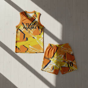 Ensemble de vêtements personnalisés pour équipe de basketball, fabricant de vêtements, maillot de basketball double face - Product Image 1