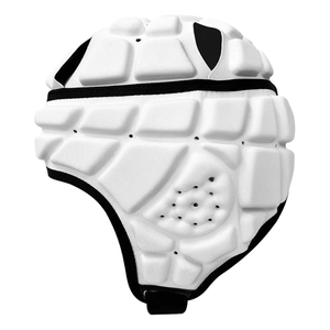 EVA Padded Rugby Helmet Soft Shell Head Guard Football Headgear <b>Adjustable</b> Chin <b>Strap</b> Youth Adult Sports Wholesale OEM - Product Image 3