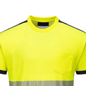 Camisetas de Seguridad Reflectantes de Alta Visibilidad con Logotipo Personalizado, Camiseta de Trabajo de Manga Corta para Hombre con Envío - Product Image 3