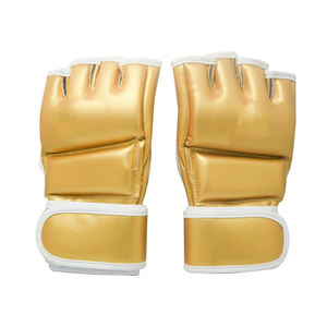 ถุงมือชกมวย MMA สำหรับผู้ใหญ่และเด็ก แบบครึ่งนิ้ว วัสดุ PU สำหรับเทควันโด มวยไทย และฝึกซ้อมกับกระสอบทราย - Product Image 2