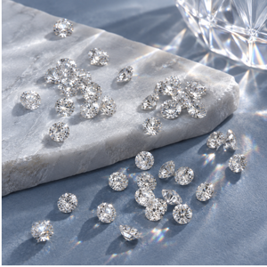 Diamants ronds non montés 0,040-0,075 ct, couleur GH, clarté SI, 2,1-2,6 mm, taille brillant, pierres naturelles |   Lots de composants de bijoux - Product Image 4