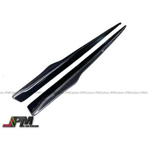 สเกิร์ตข้างคาร์บอนไฟเบอร์ทรง V รุ่นใหม่ JPMCarbon สำหรับรถยนต์ F32 F33 F36 แพ็คเกจ M-Sport ปี 2013-2020 - Product Image 2