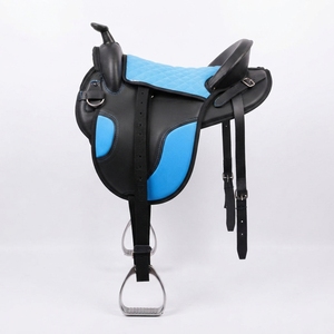 Selle d'équitation anglaise confortable en cuir PU premium, équipement équestre pour l'entraînement, les loisirs et la pratique à l'extérieur - Product Image 3