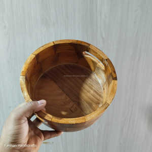 Frutero de Madera de Acacia Maciza Pulida de Primera Calidad, Decoración Rústica para Cocina y Comedor, Duradero y Ecológico para Fiestas - Product Image 4