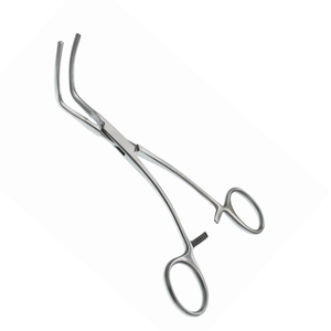 Pinces aortiques miniatures Subramanian 5 1/2″ à double courbure en S, pince chirurgicale vasculaire en acier inoxydable - Product Image 1