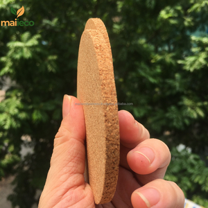 Posavasos de corcho natural personalizados al por mayor, alfombrillas y almohadillas circulares redondas en varios tamaños y grosores, Estilo clásico - Product Image 5