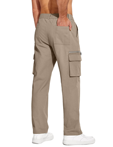 Pantalon cargo décontracté multi-poches pour homme 2026, coupe droite, pour activités de plein air, pantalon tactique élastique pour homme, fabriqué au Pakistan, prix abordable - Product Image 3