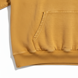 Sweat-shirt à capuche oversize pour homme, couleur unie, en molleton de coton, décontracté, pour l'automne, avec poches, coupe classique, tricoté - Product Image 4