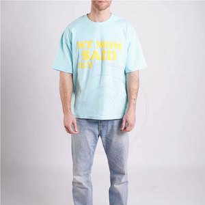 เสื้อยืดพิมพ์ลายพัฟฟ์ แฟชั่นเนื้อผ้าคอตตอนผสม นุ่มสบาย เหมาะสำหรับผู้ชาย ใส่ในช่วงฤดูร้อน - Product Image 3