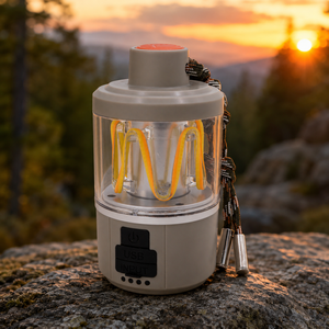 Linterna de Camping HYUGA Nueva de Doble Función con Función de Colgado, Luz Ambiental, Temperatura de Color Ajustable, Cinco Niveles de Brillo - Product Image 6