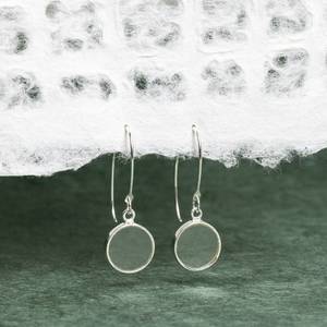 Modernos Pendientes de Cristal de Cuarzo para Boda, Plata de Ley 925, Diseño de Disco Largo, Joyería Artesanal con Piedras Preciosas de Nikhil Gems - Product Image 1