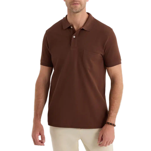 Camisa Polo Clásica para Hombre, Cuello Elegante, Manga Corta, Cierre de Botones, Corte Moderno, Estilo Casual Elegante, Detalles Refinados, Estilo Versátil - Product Image 4