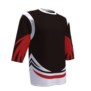 Maillots de hockey sur gazon personnalisés 100% polyester, imprimés par sublimation, réversibles, respirants, séchage rapide - Product Image 1
