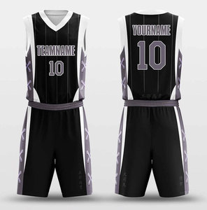 Custom Basketball Uniform Set <b>White</b> Blue Sublimated V-Neck Sleeveless Jersey With Matching Shorts Moisture Wicking Adult Unisex - Product Image 3