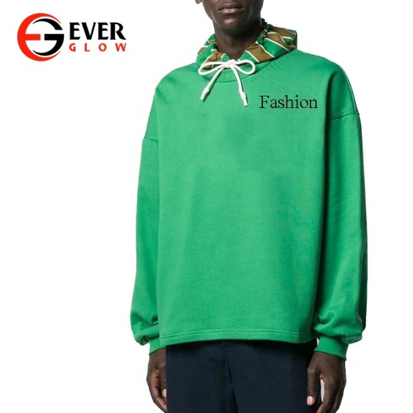 New Fashion Trending Custom Men Color Block Reverse Weave Hoodie