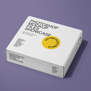 Dossiers d'expédition en carton ondulé avec logo personnalisé, gaufrage et matériaux recyclés pour un emballage de marque durable et élégant - Product Image 2