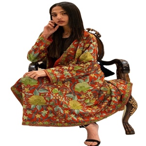 Kanya Libas – Nouvelle veste courte unisexe en lin et coton, style bohème Kantha, pour femme, tendance et explosive - Product Image 2