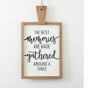 Letrero de pared de madera Placa Tablero Decoraciones Colgante Decorar Tablero de madera Admite personalización - Product Image 5