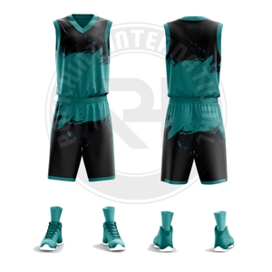 ชุดบาสเก็ตบอลโพลีเอสเตอร์ประสิทธิภาพสูง ออกแบบมาเพื่อความยืดหยุ่น สวมใส่สบาย และทนทานสำหรับการฝึกซ้อม - Product Image 4