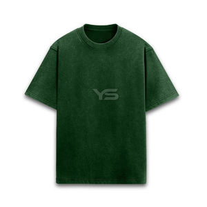 Unisex Vintage Oversized Fit T-Shirts 220 Gsm Heavy Weight <b>Washed</b> Acid 100% Cotton Custom & Wholesale High Quality for <b>Men</b> - Product Image 4