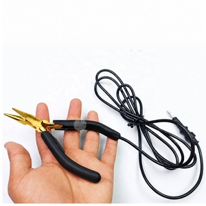 คีมปากแหลมแบบมีสายสีดำสำหรับทำเครื่องประดับ - Product Image 1