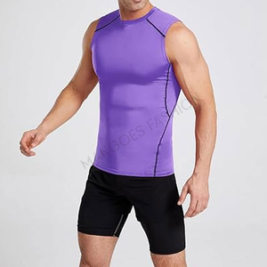 Chaleco Deportivo PREDATEX INDUSTRIES para Hombre, Cuello Redondo, Color Sólido, Poliéster/Algodón, Secado Rápido, Tejido de Punto, para Entrenamiento y Running al Aire Libre - Product Image 5