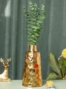 Florero Decorativo de Metal para el Lobby de un Resort de Lujo, para la Industria Hotelera, Florero Alto de Hierro Moderno y Minimalista - Product Image 3